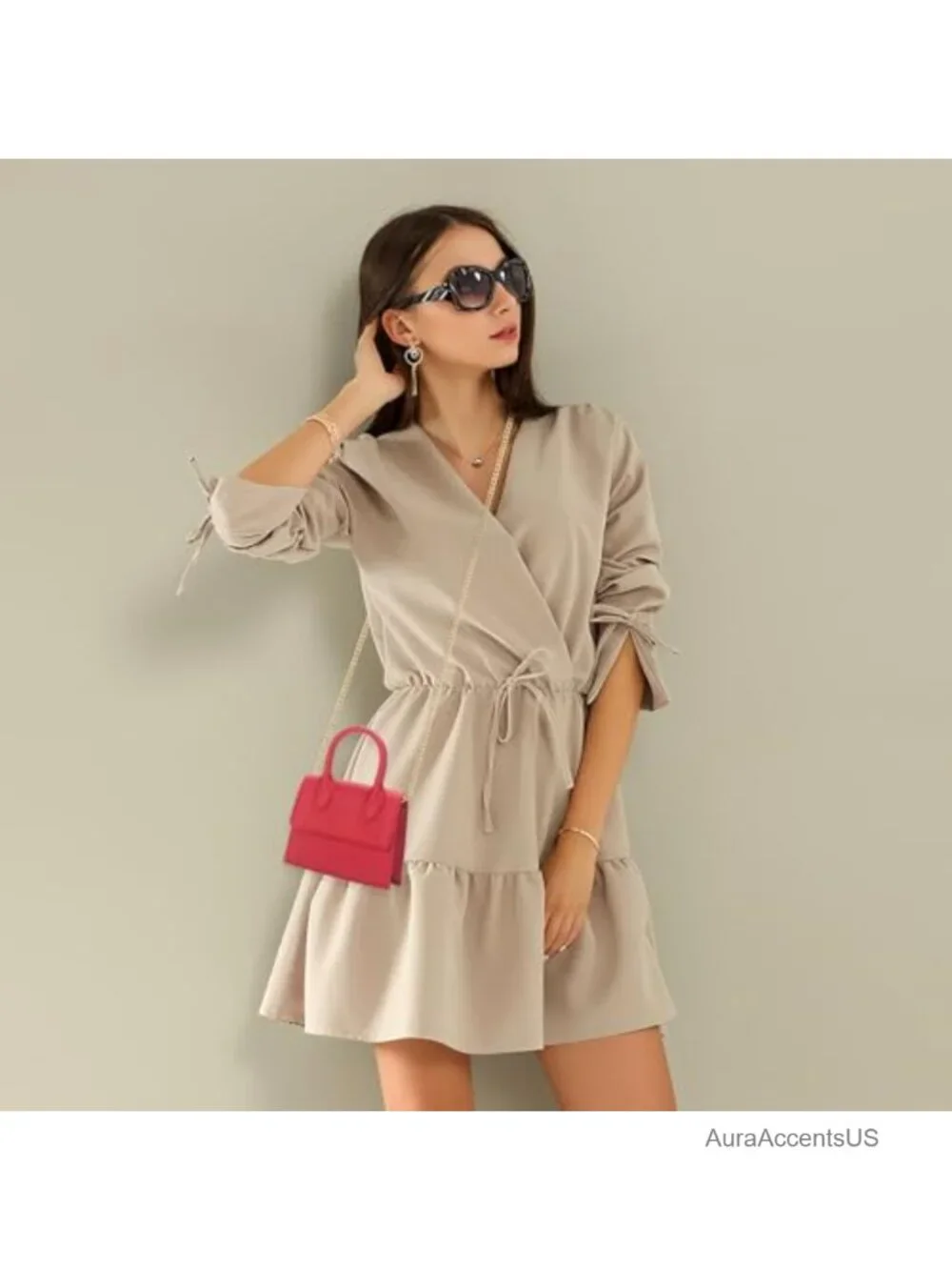 Mini PU Leather Crossbody Bag with Top Handle for Kids Girls